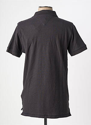 Polo stretch manches courtes noir TOMMY HILFIGER homme