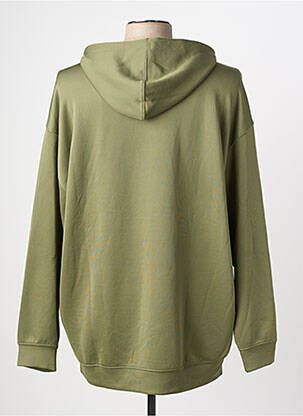 Sweat-shirt à capuche broderie manches longues vert FILA homme