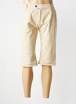 Bermuda taille à pinces taille normale beige THE WILDSTREAM homme