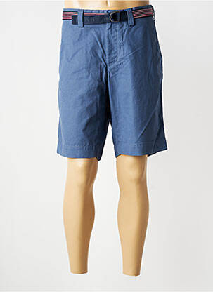 Bermuda taille à pinces taille normale bleu TOMMY HILFIGER homme
