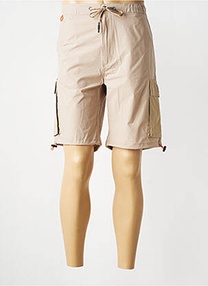 Bermuda taille élastique taille normale beige MZ72 BRAND homme