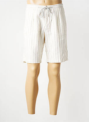 Bermuda taille à pinces taille normale beige HACKETT homme