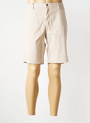 Bermuda taille à pinces taille normale beige HACKETT homme