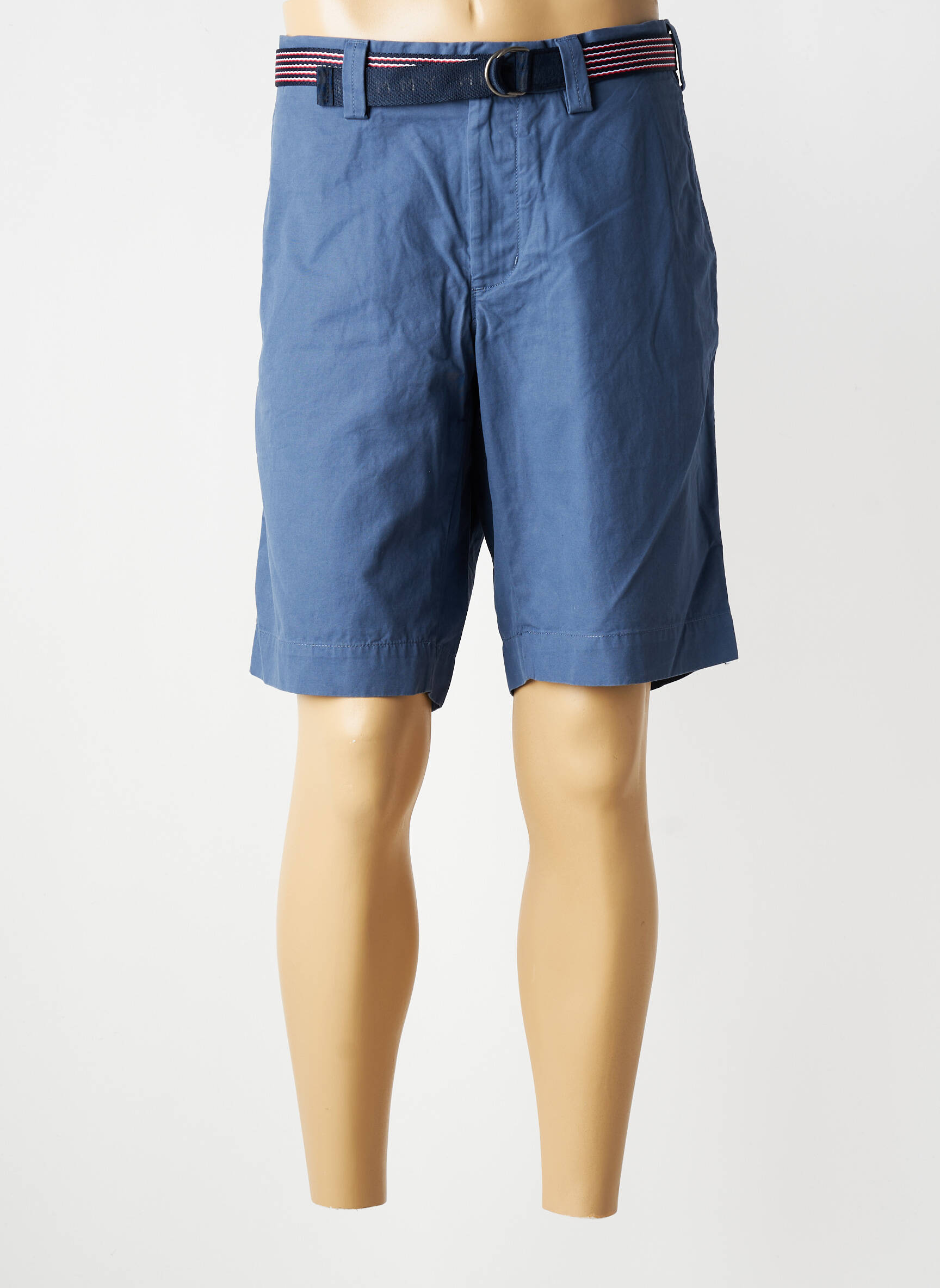 Bermuda taille à pinces taille normale bleu TOMMY HILFIGER homme