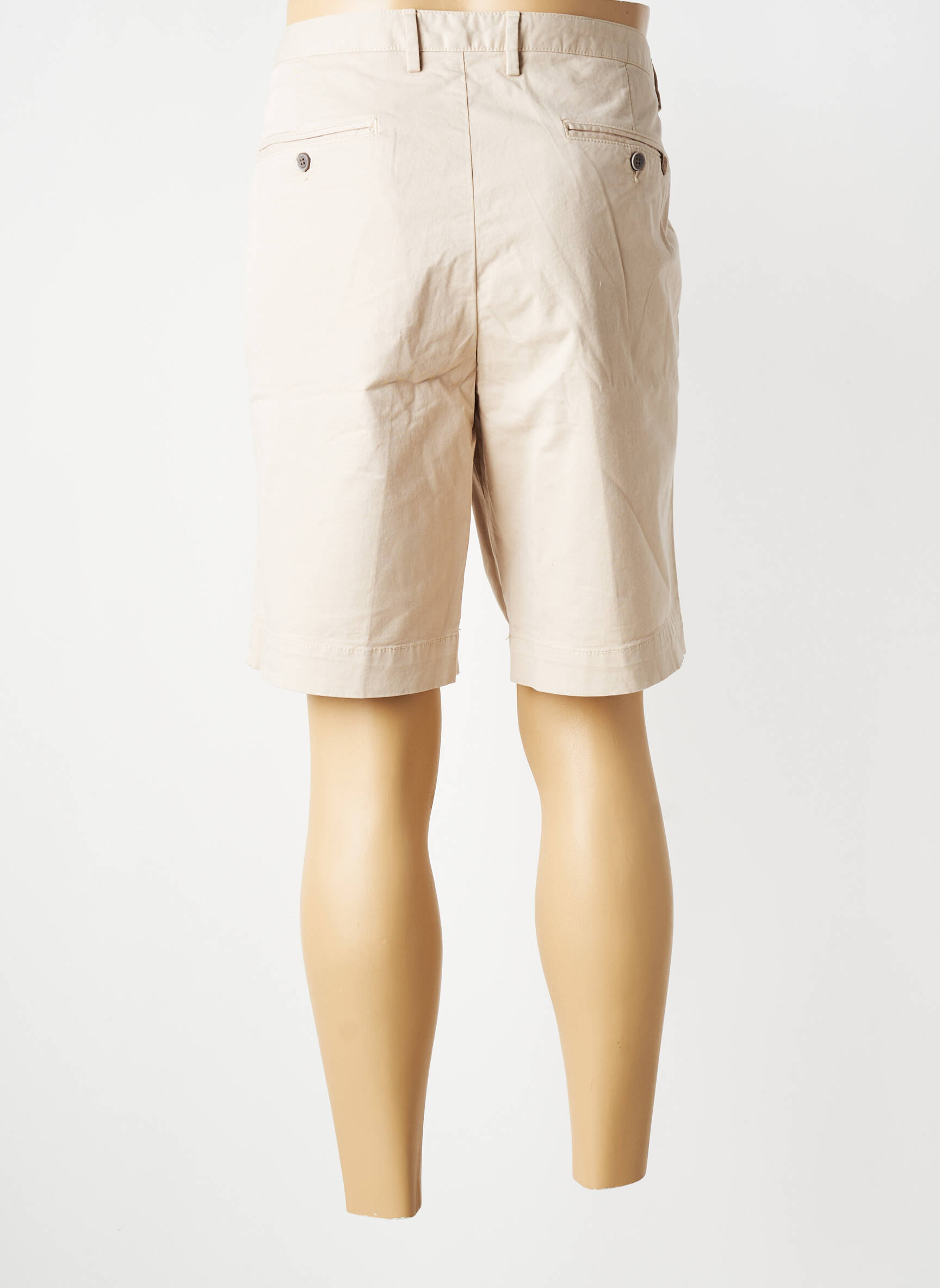 Bermuda taille à pinces taille normale beige HACKETT homme