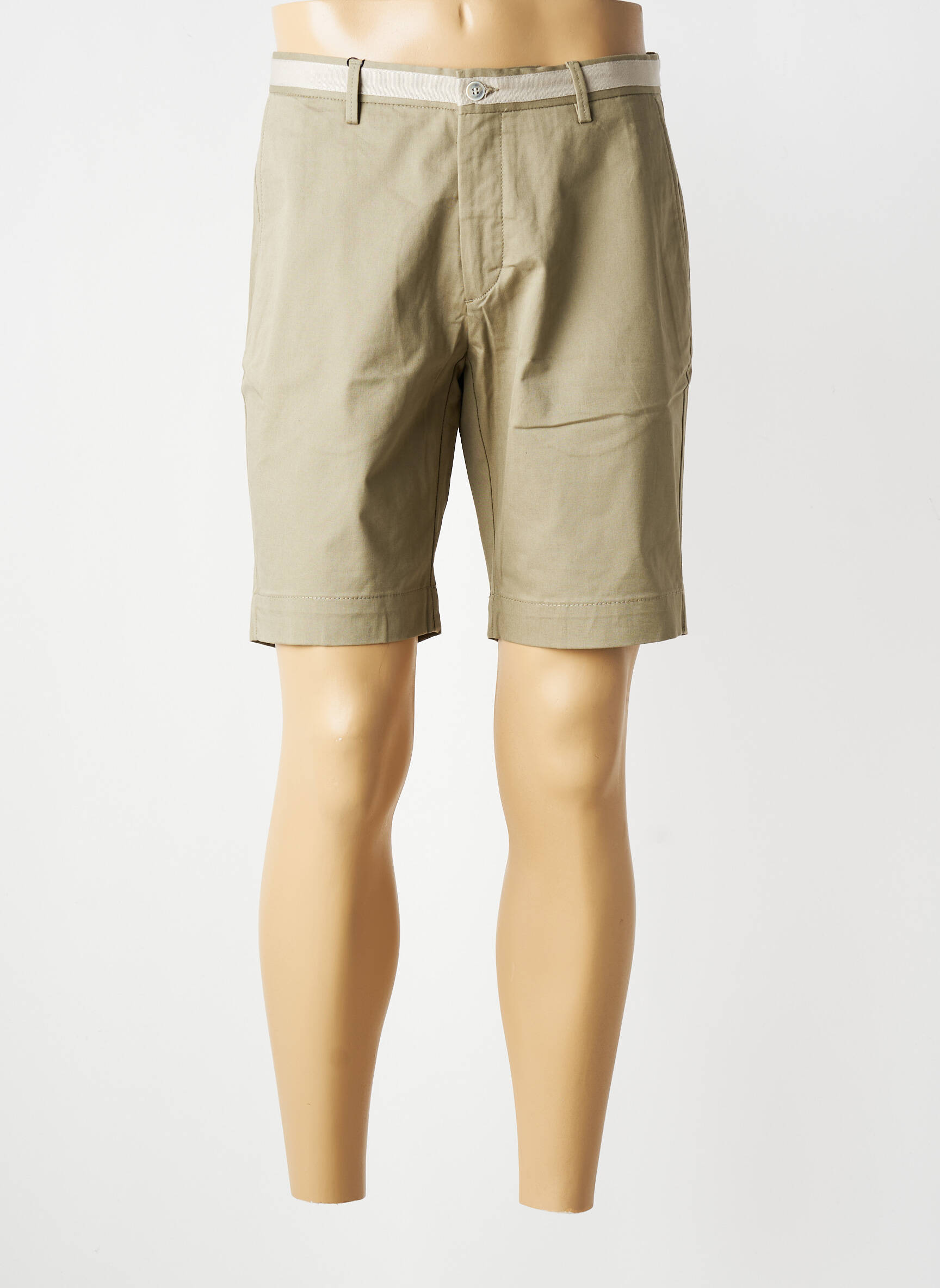 Bermuda taille à pinces taille normale vert HACKETT homme