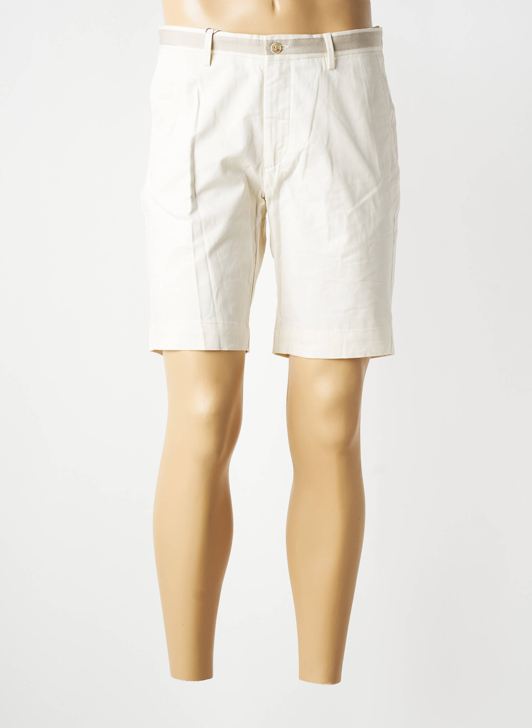 Bermuda taille à pinces taille normale beige HACKETT homme