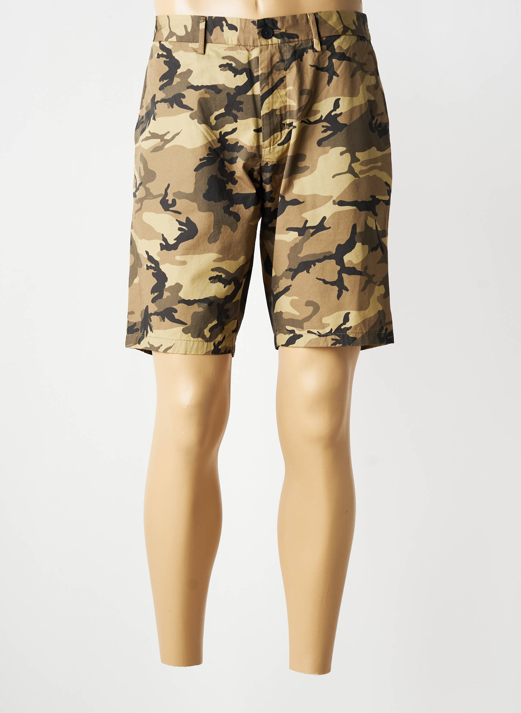 Bermuda tissage popeline taille normale vert TOMMY HILFIGER homme