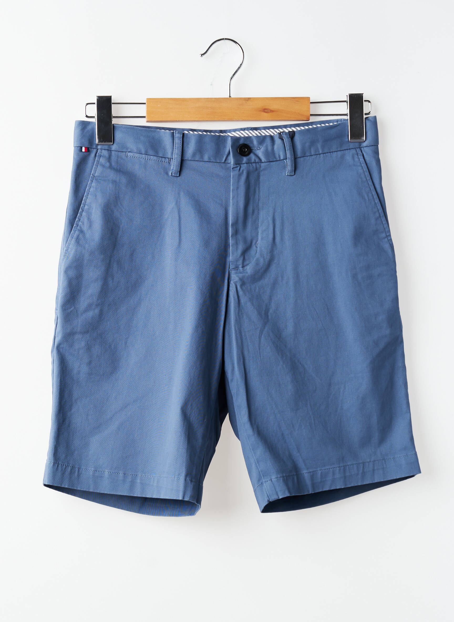 Bermuda taille à pinces taille normale bleu TOMMY HILFIGER homme