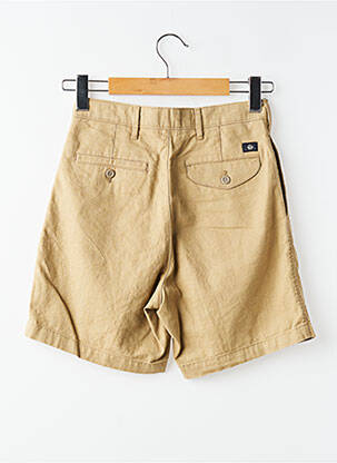 Short taille à pinces taille haute beige DOCKERS femme