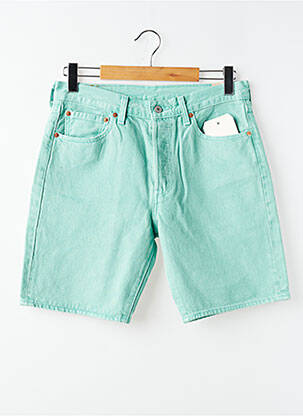 Bermuda tissage denim taille normale vert LEVI'S homme