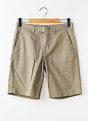 Bermuda taille à pinces taille normale marron HACKETT homme
