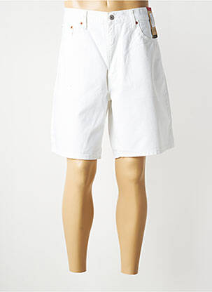 Bermuda tissage denim taille normale blanc LEVI'S homme