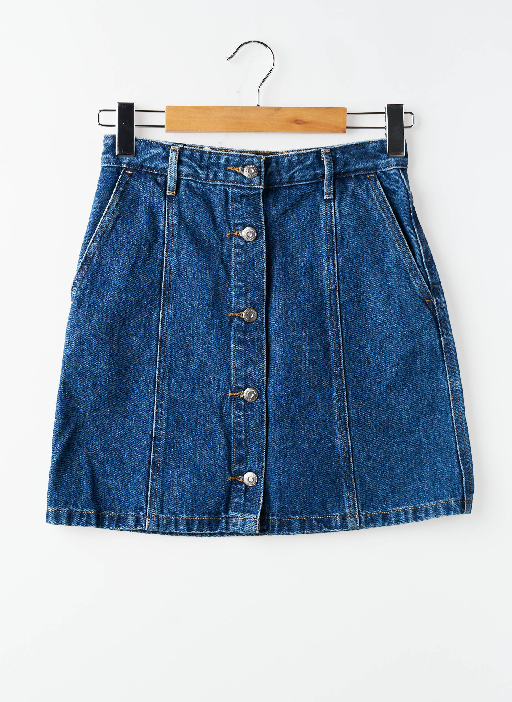 Jupe courte poches bleu DOCKERS femme