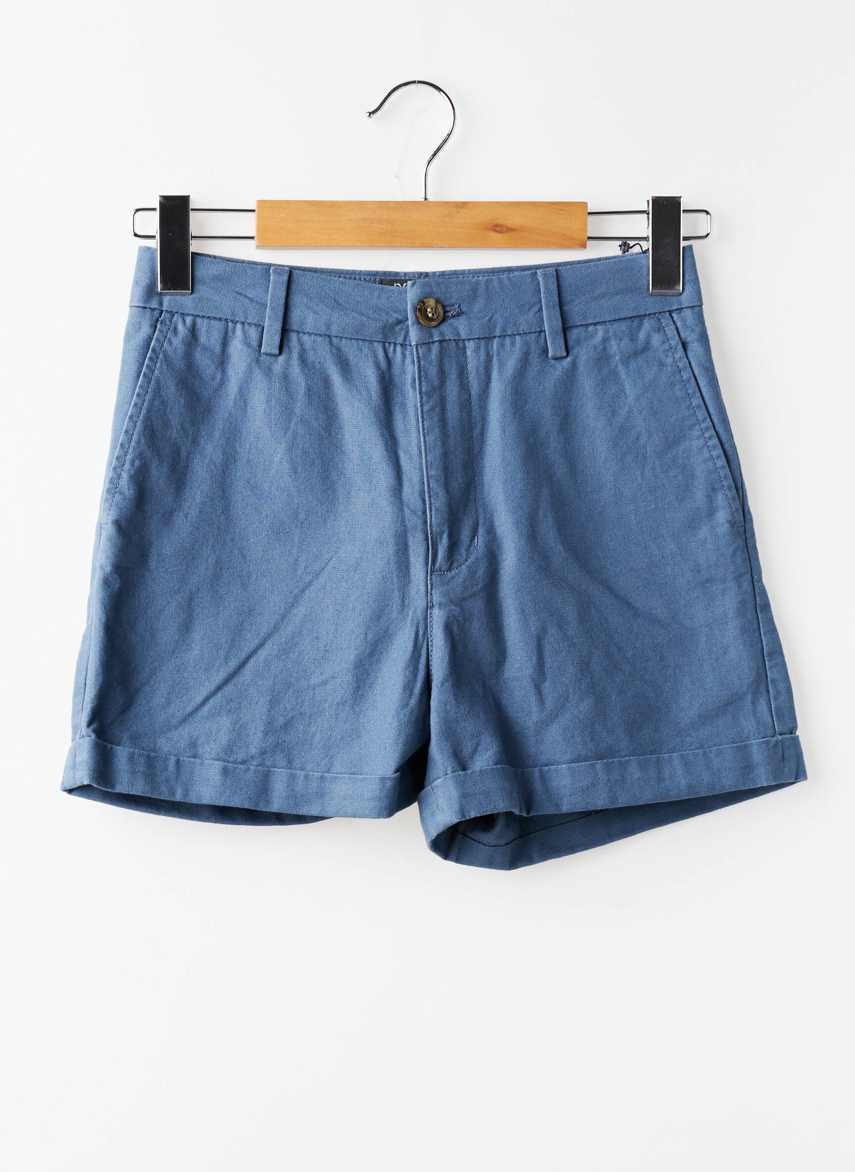 Short taille à pinces taille normale bleu DOCKERS femme
