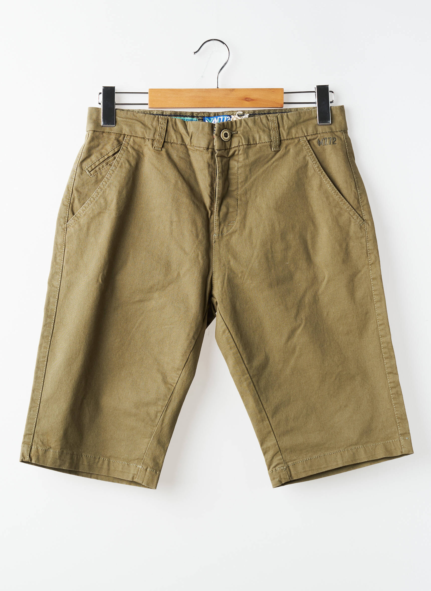 Bermuda stretch taille normale vert MZ72 BRAND homme