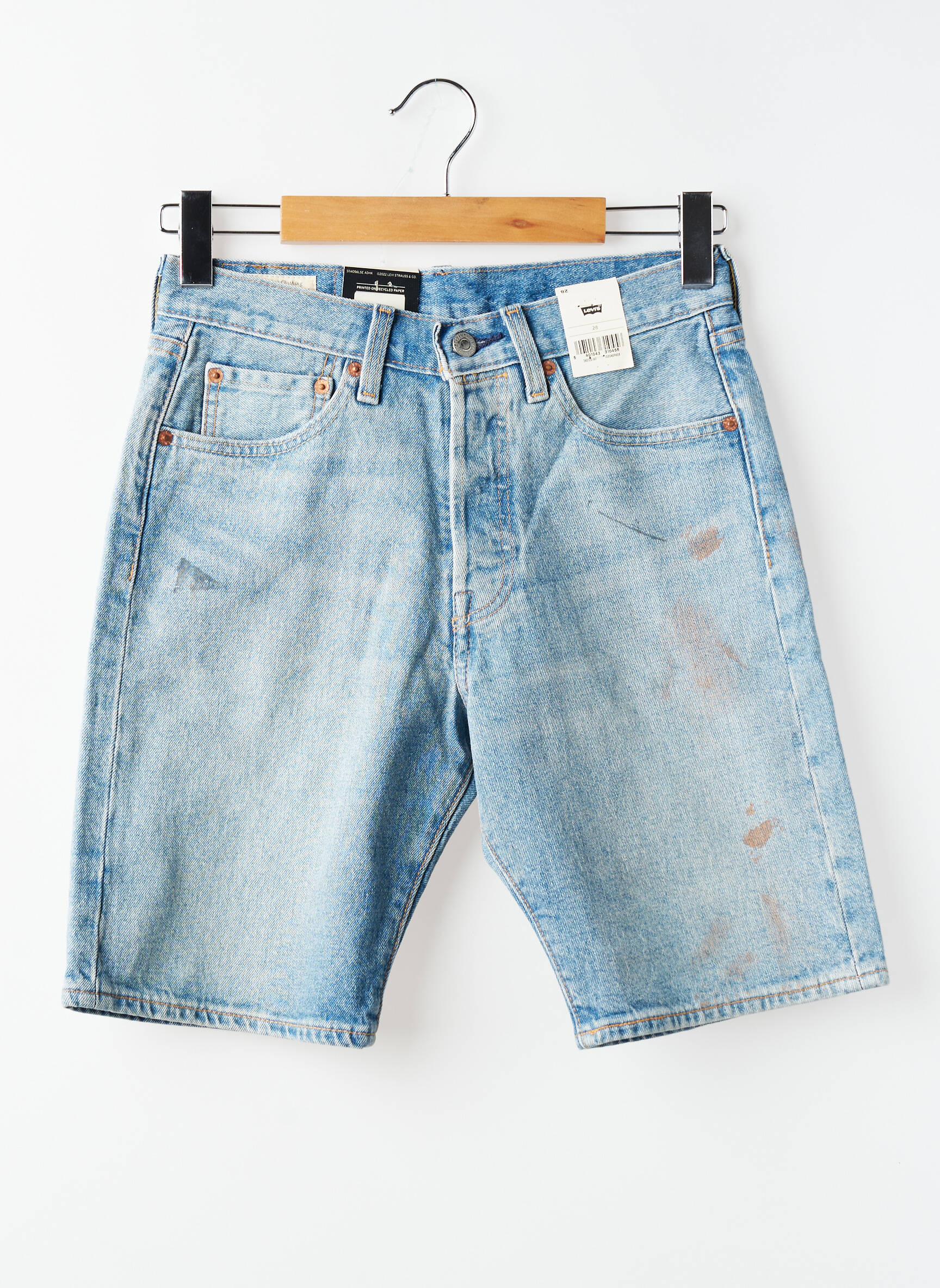 Bermuda tissage denim taille normale bleu LEVI'S homme