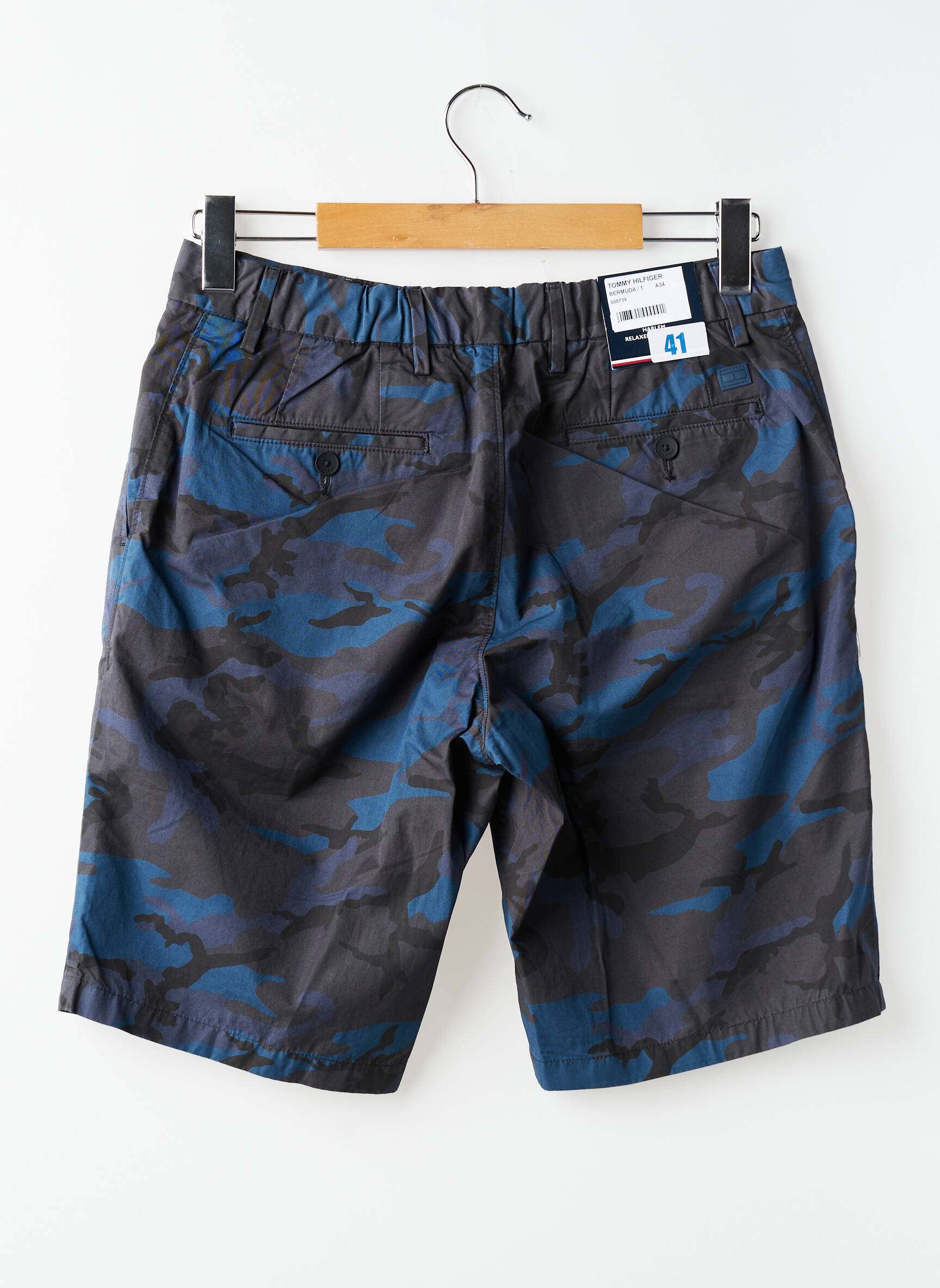 Bermuda taille élastique taille normale bleu TOMMY HILFIGER homme