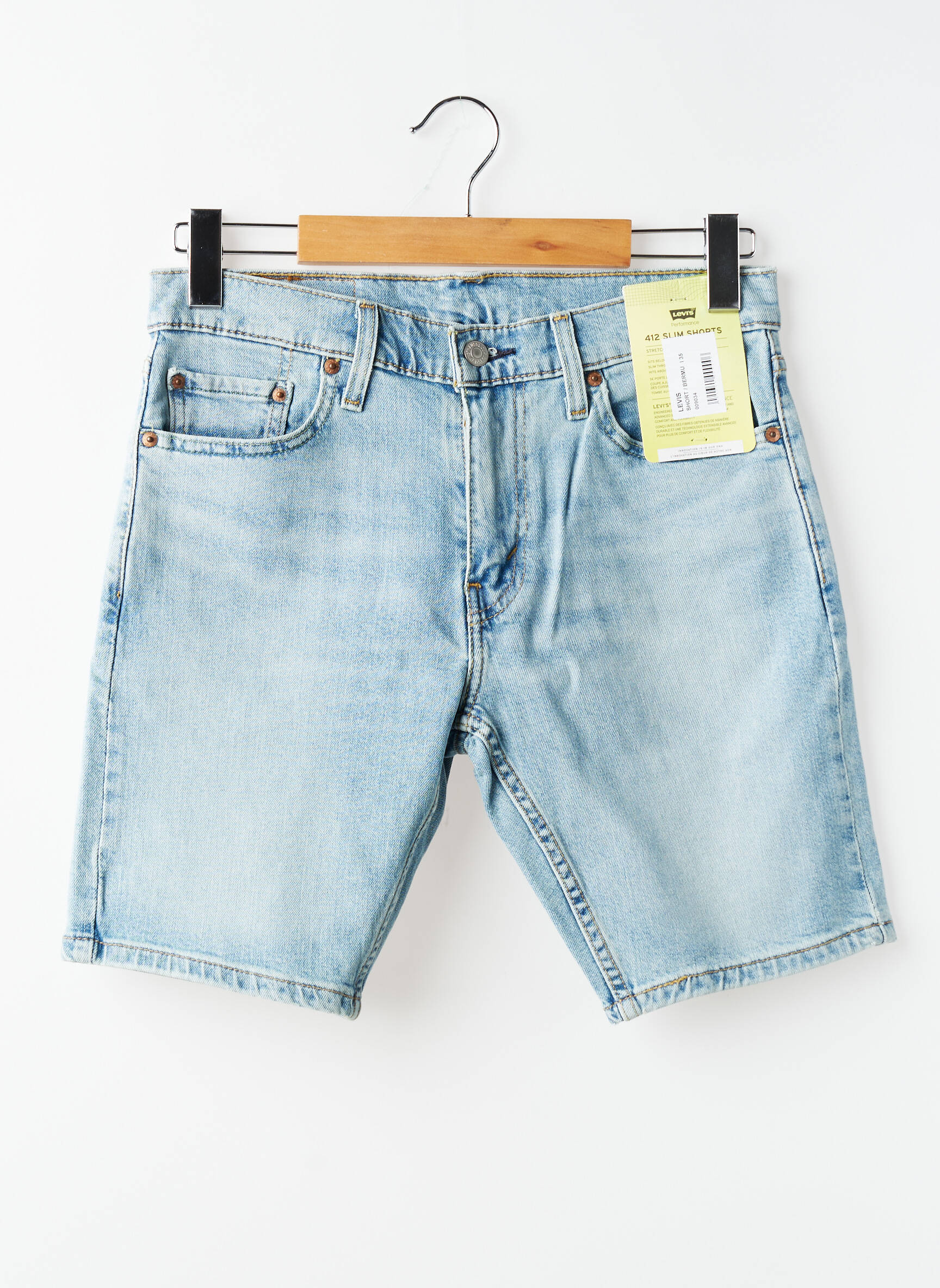 Short fermeture zippée sous rabat boutonné taille normale bleu LEVI'S homme