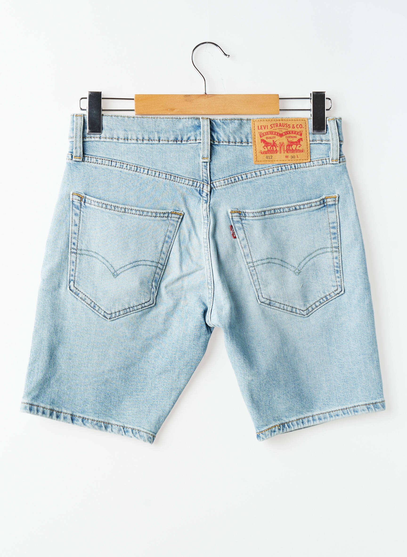 Short fermeture zippée sous rabat boutonné taille normale bleu LEVI'S homme
