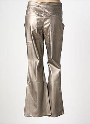 Pantalon flare taille haute taille haute argent LES TROPEZIENNES PAR M.BELARBI femme