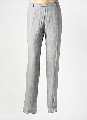 Pantalon droit tissage chiné taille normale gris FACONNABLE homme