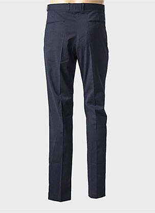 Pantalon droit taille à pinces taille normale bleu IKKS homme