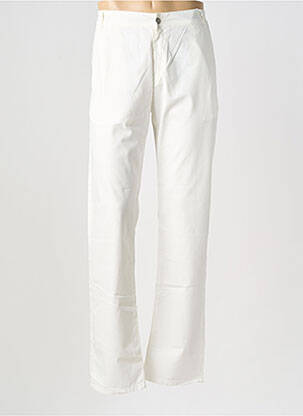 Pantalon droit taille normale taille normale blanc FACONNABLE homme