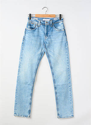 Jeans coupe slim tissage brut taille normale bleu PEPE JEANS homme