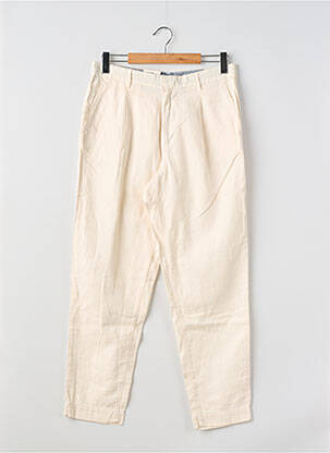 Pantalon chino tissage popeline taille normale beige PEPE JEANS homme
