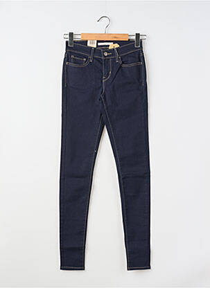 Jeans coupe slim tissage brut taille normale bleu LEVI'S femme