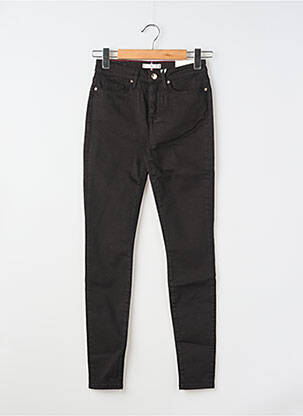 Jeans skinny tissage brut taille normale noir TOMMY HILFIGER femme