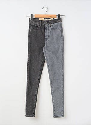 Jeans skinny tissage brut taille normale gris LEVI'S femme
