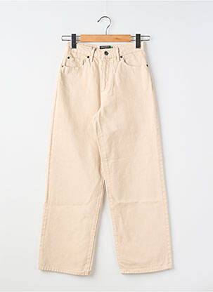 Jeans coupe large tissage brut taille normale beige DOCKERS femme