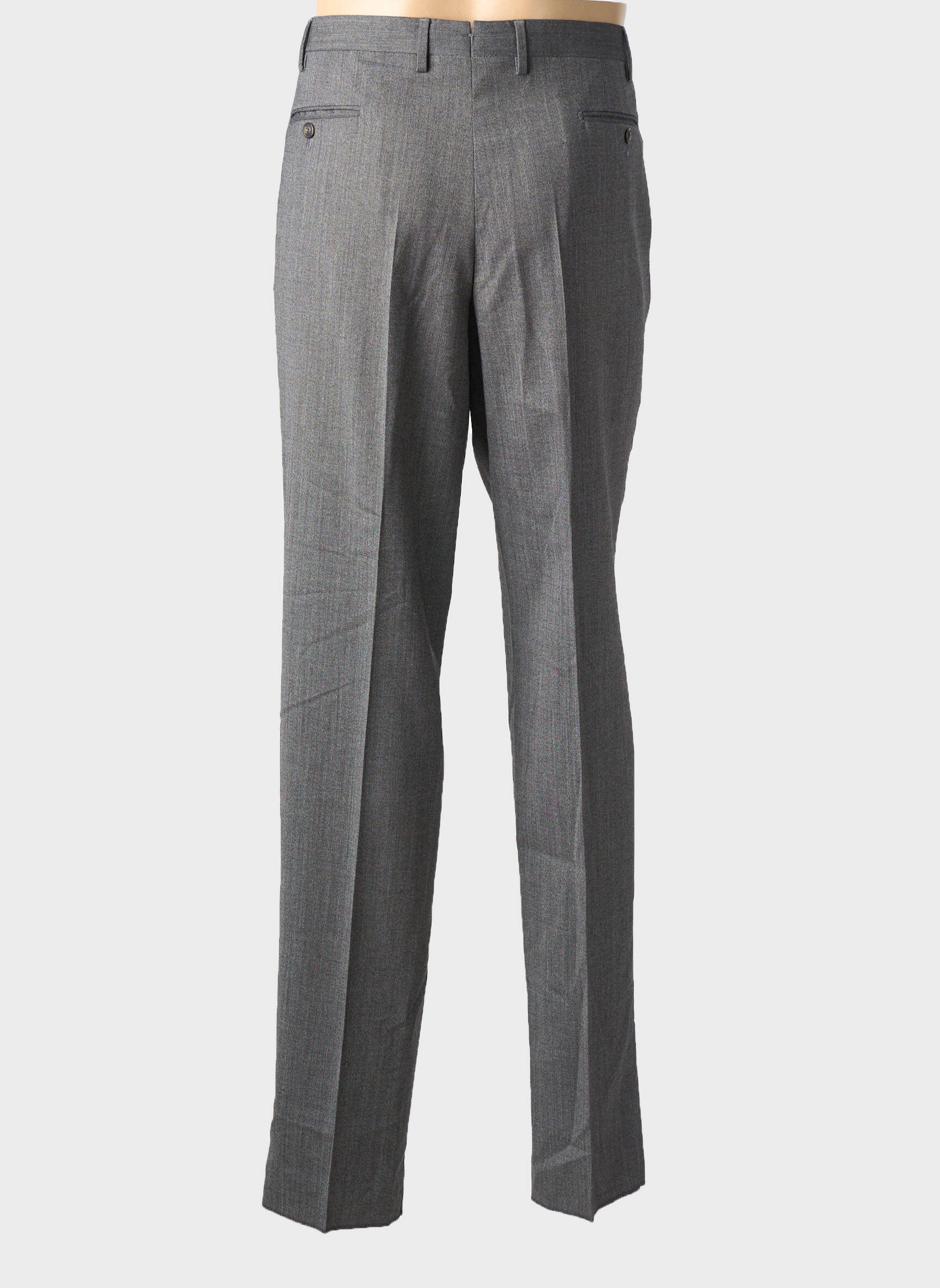 Pantalon droit tissage chiné taille normale gris FACONNABLE homme