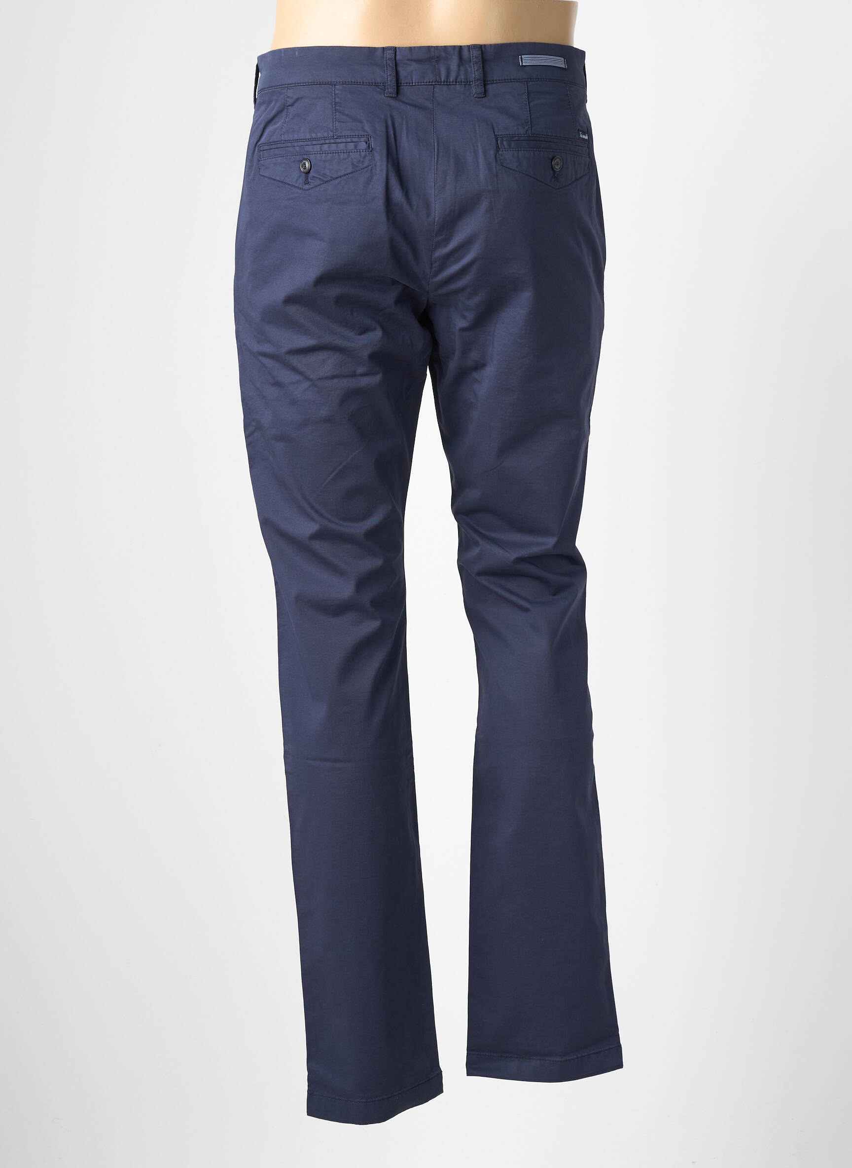 Pantalon chino poches taille normale bleu FACONNABLE homme