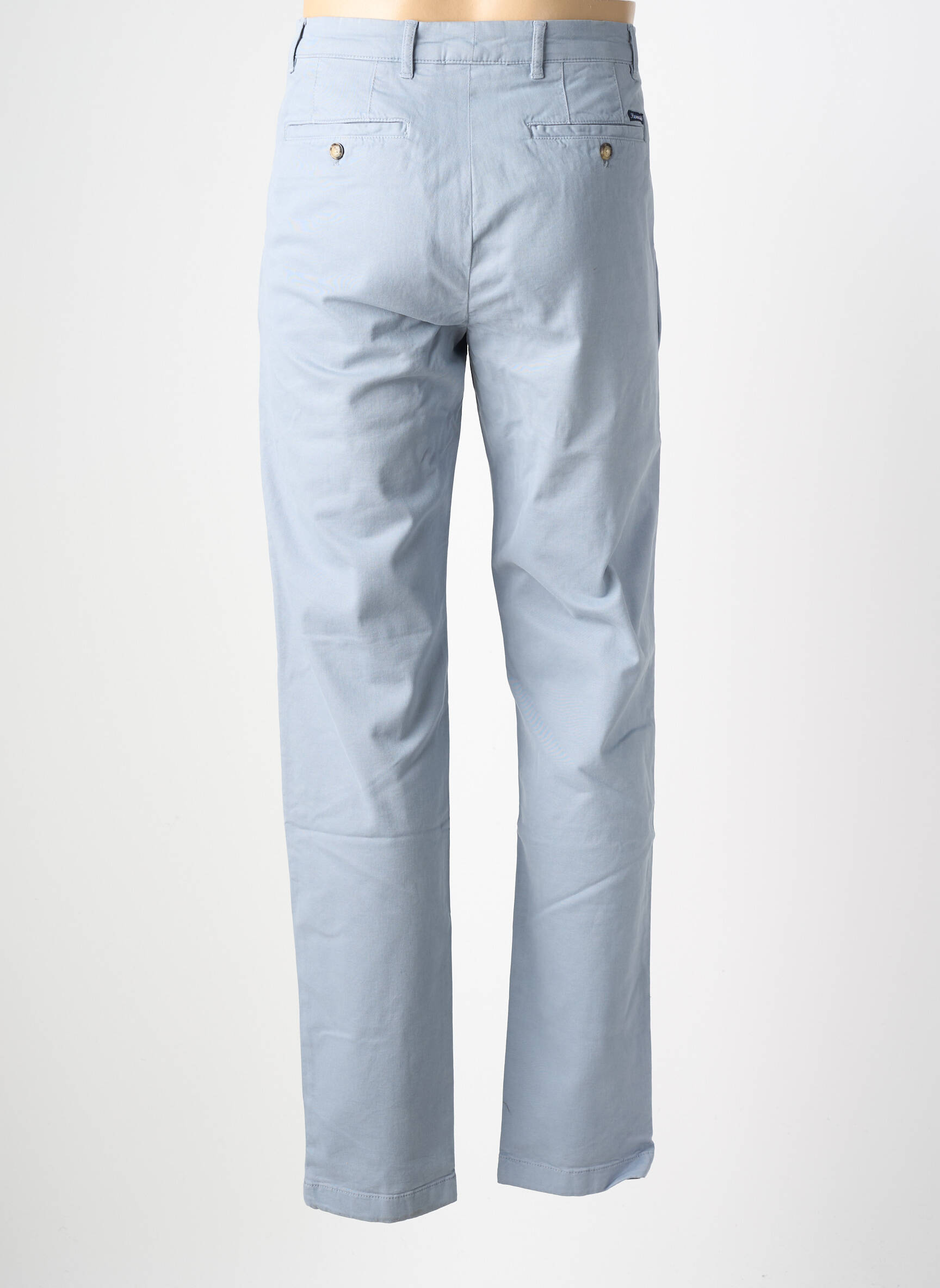 Pantalon chino poches taille normale bleu FACONNABLE homme