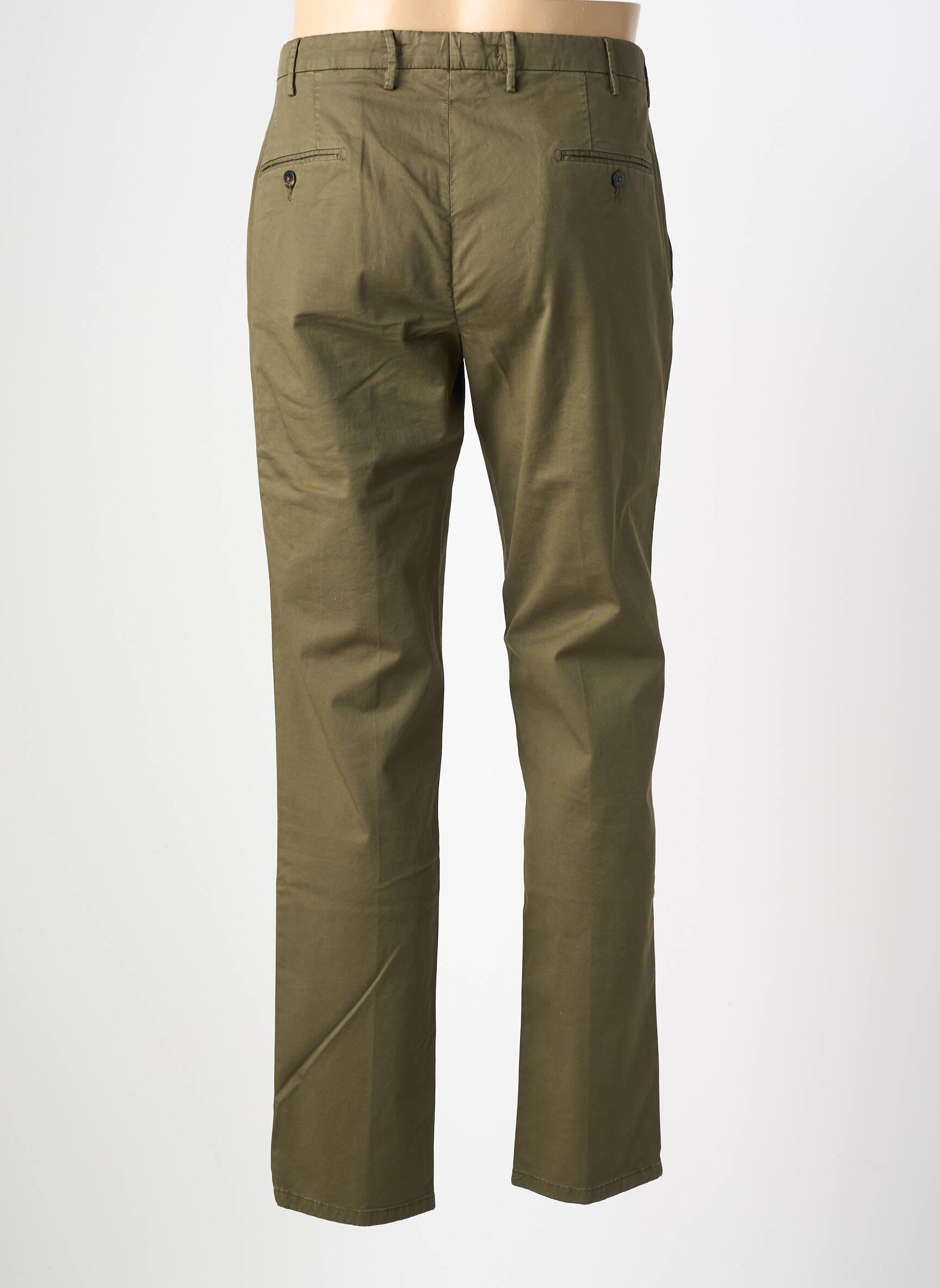 Pantalon chino poches taille normale vert FACONNABLE homme
