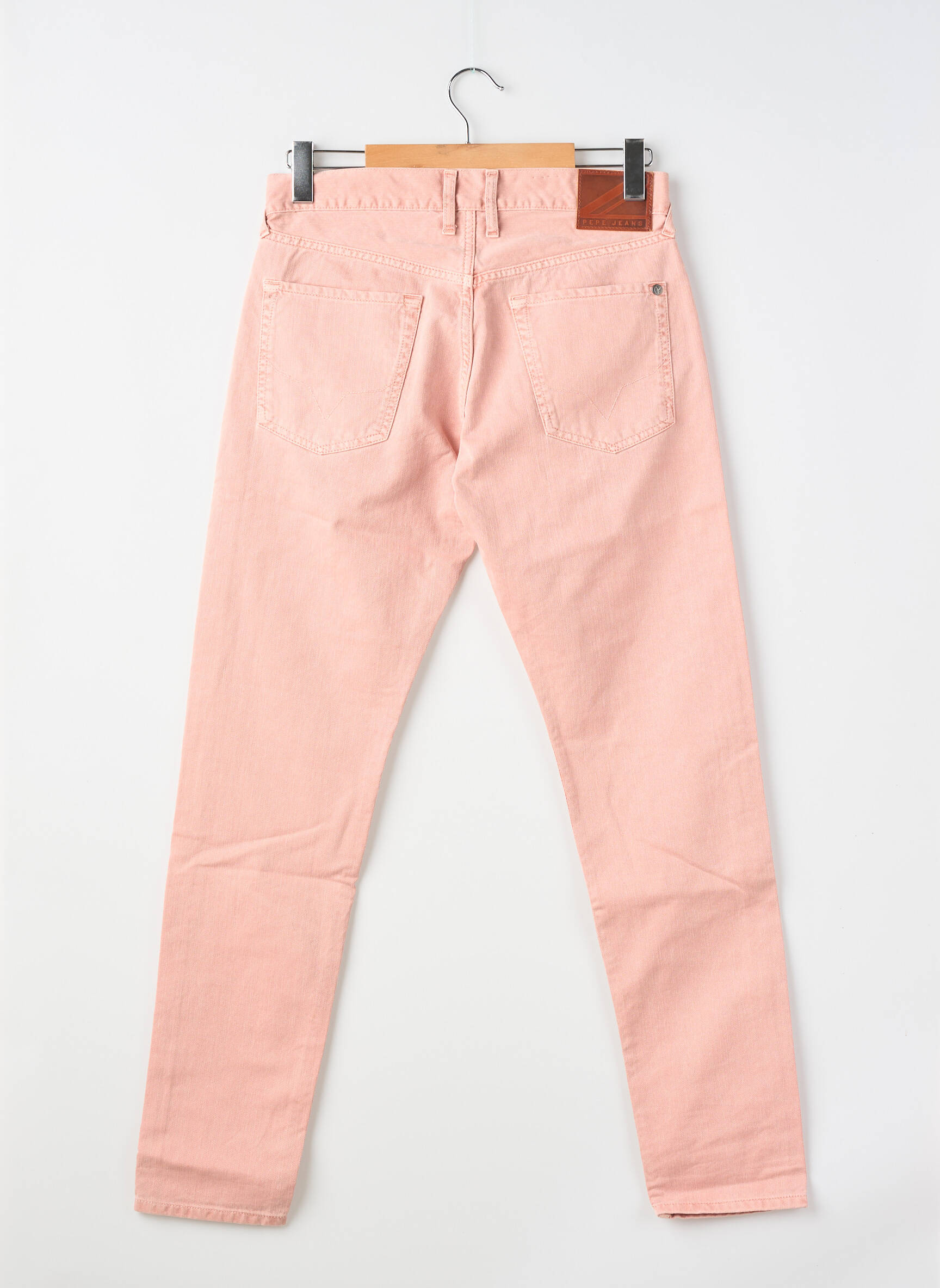 Jeans coupe slim tissage brut taille normale rose PEPE JEANS homme