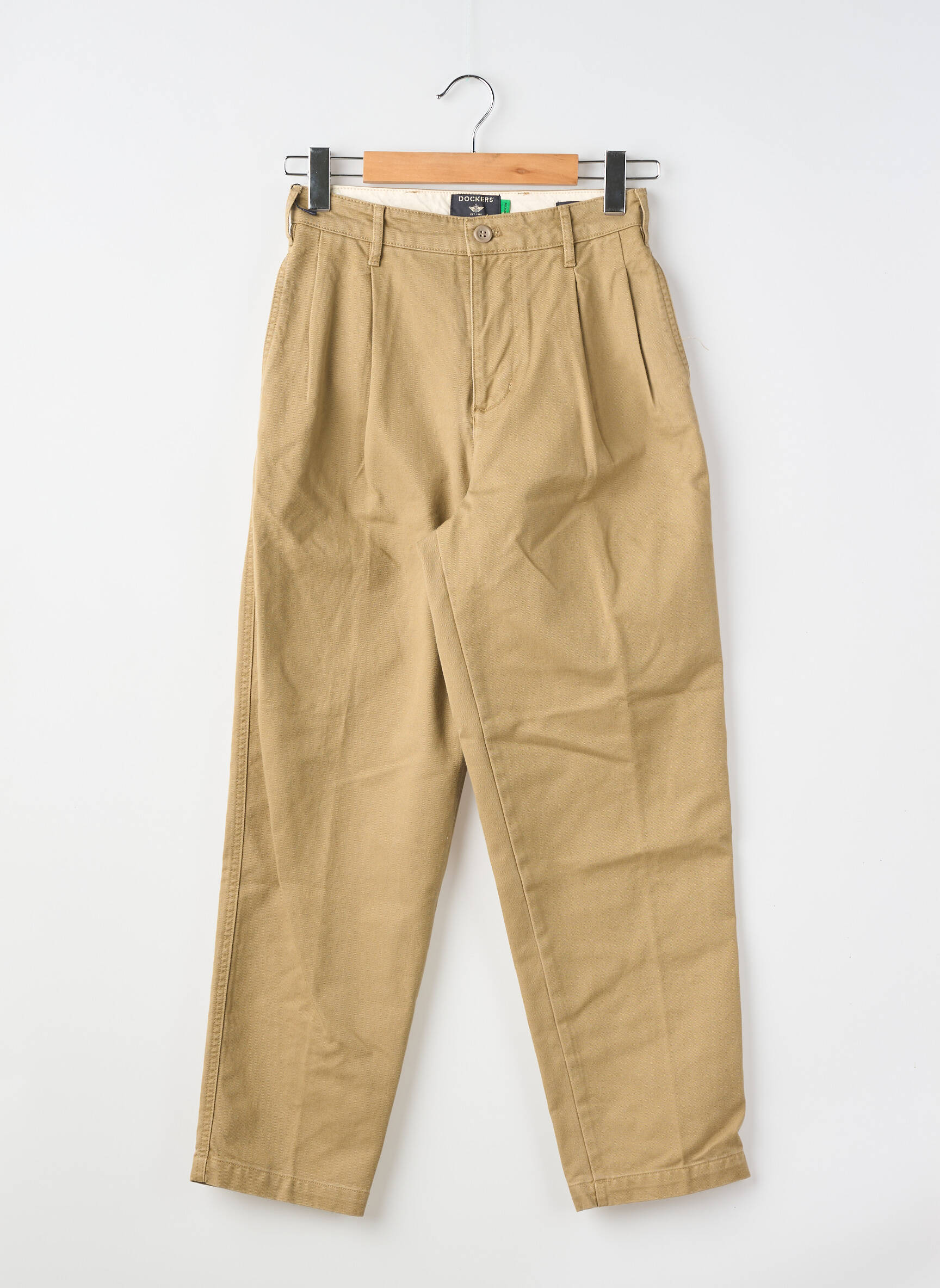 Pantalon chino poches taille normale beige DOCKERS homme