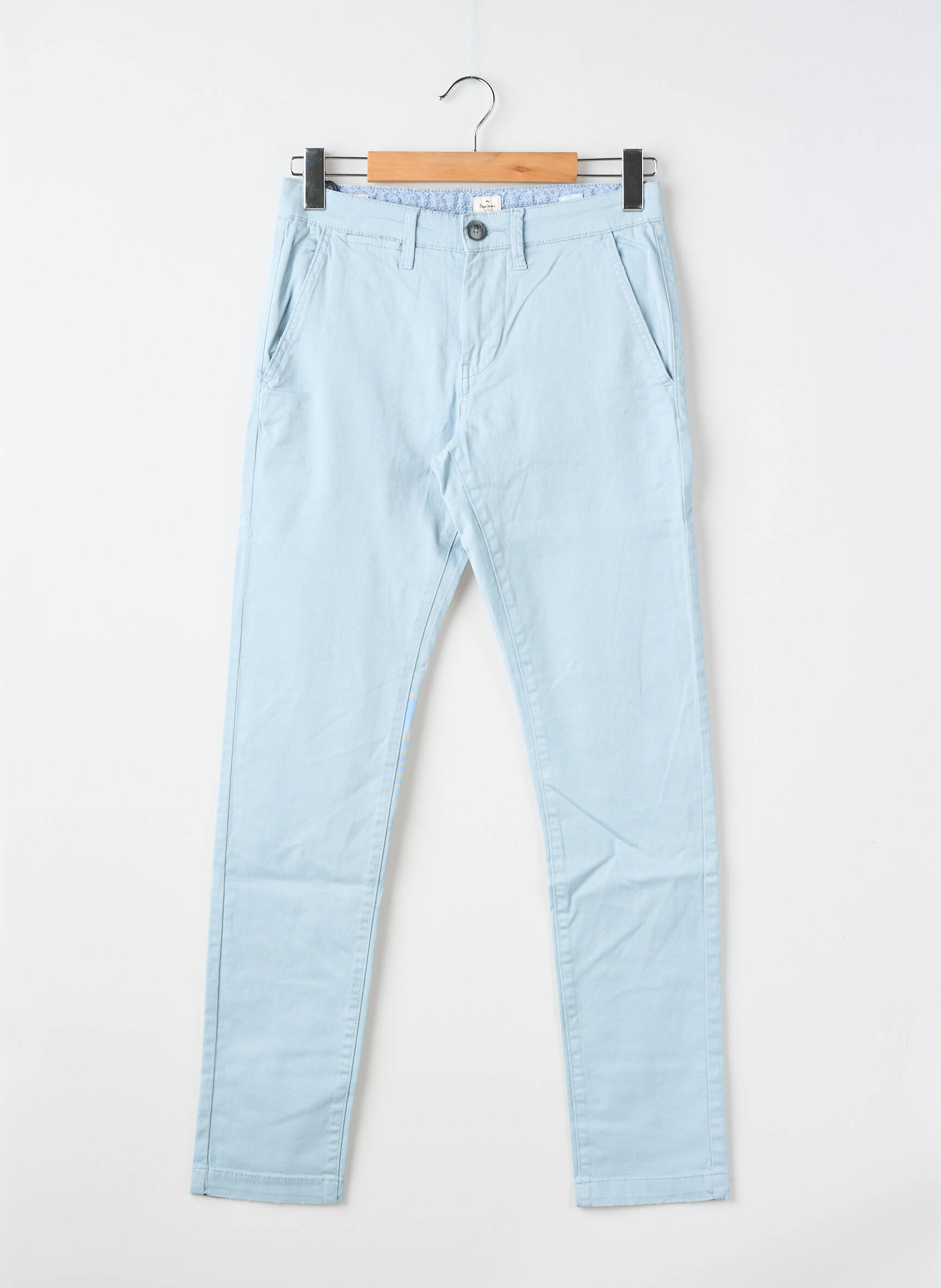 Pantalon chino poches taille normale bleu PEPE JEANS homme