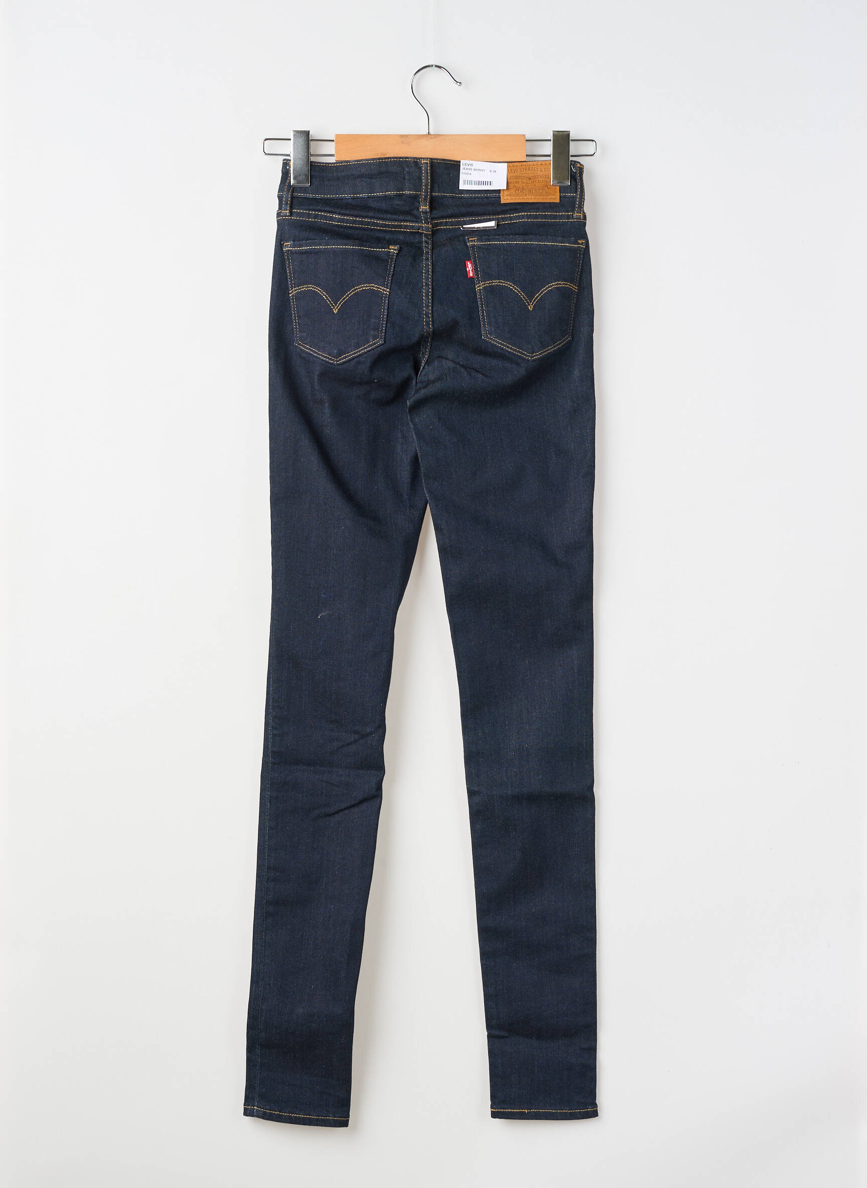 Jeans skinny tissage brut taille normale bleu LEVI'S femme