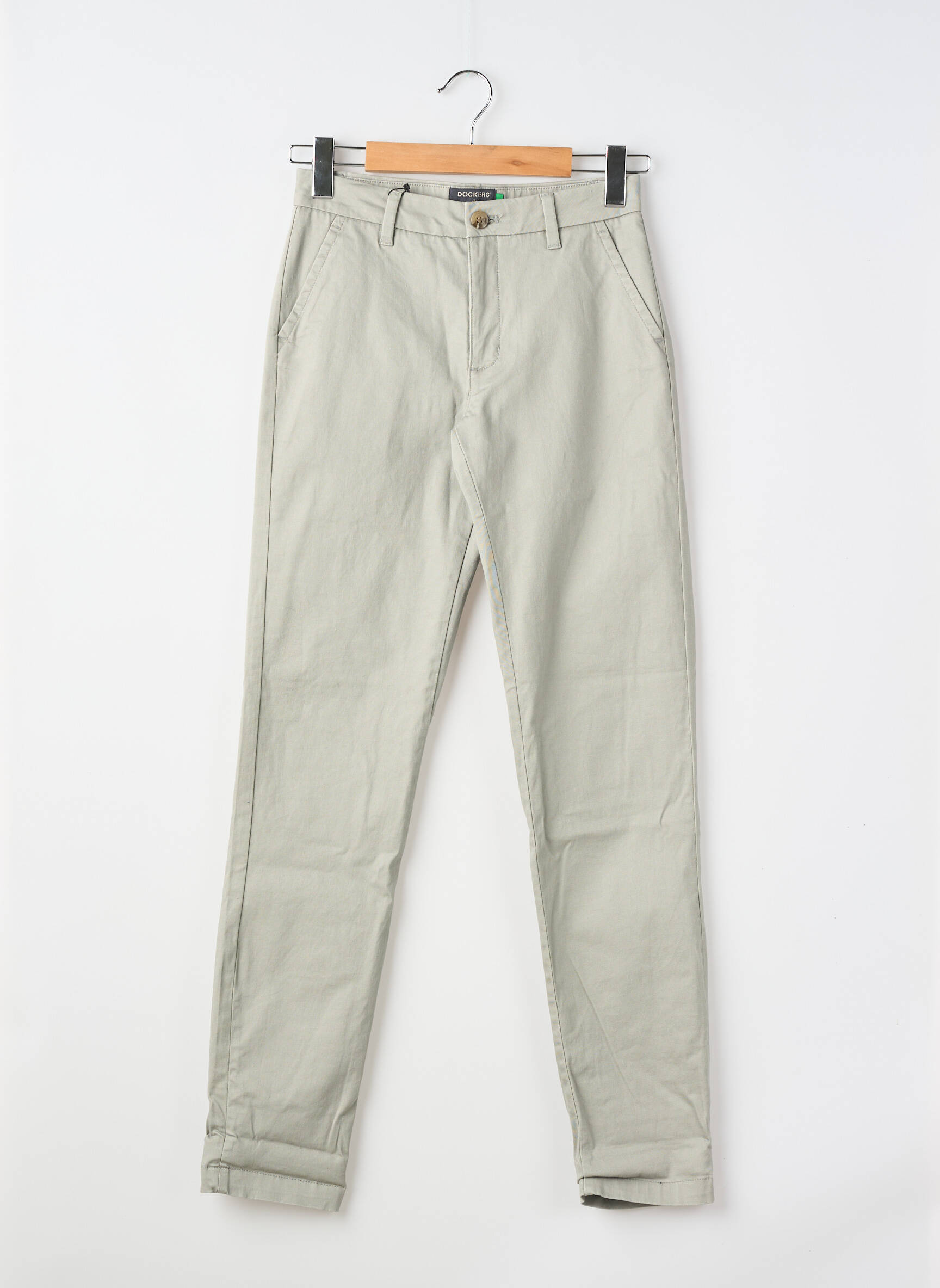 Pantalon chino poches taille normale gris DOCKERS homme