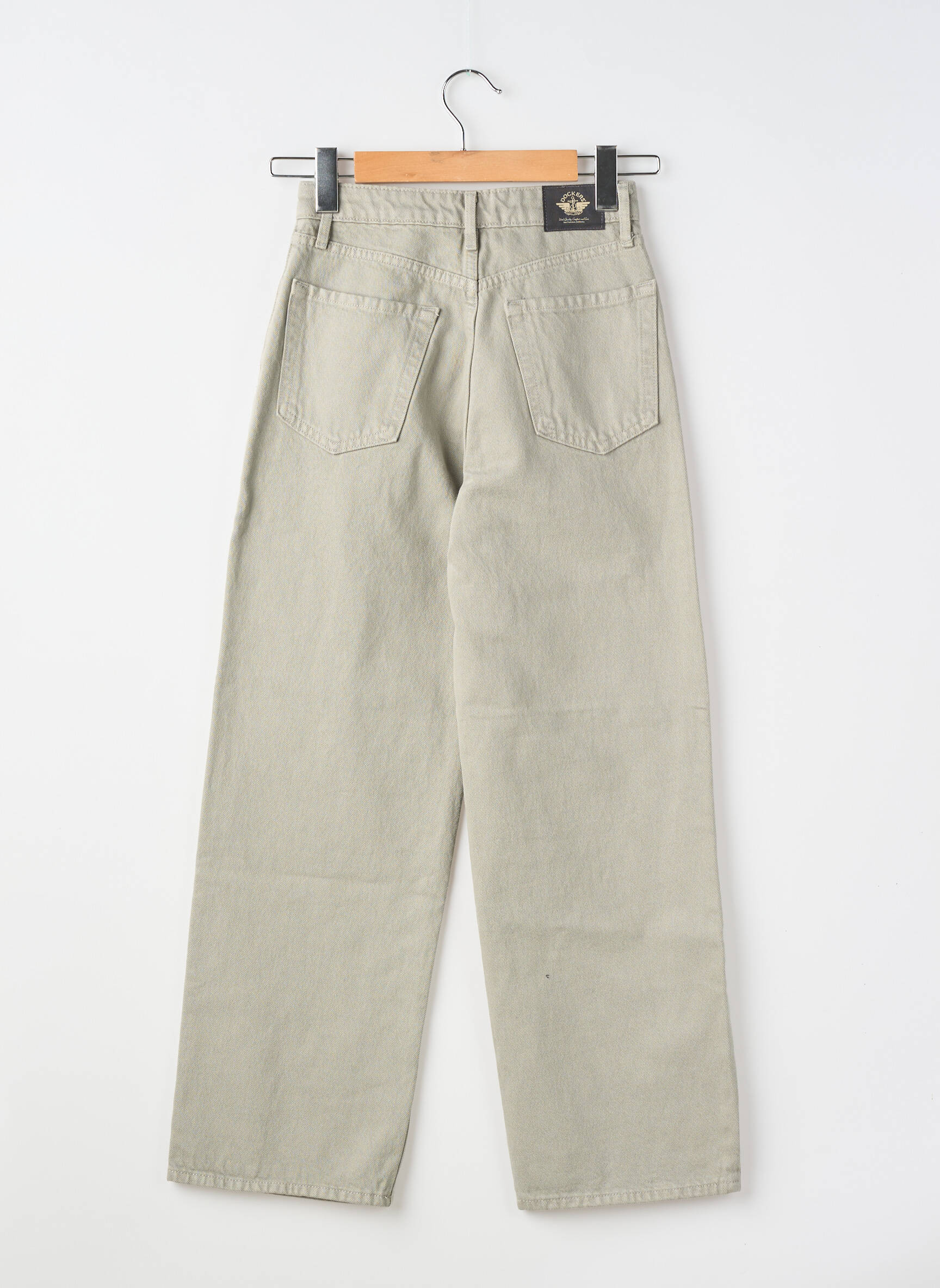 Jeans coupe large tissage brut taille normale vert DOCKERS femme