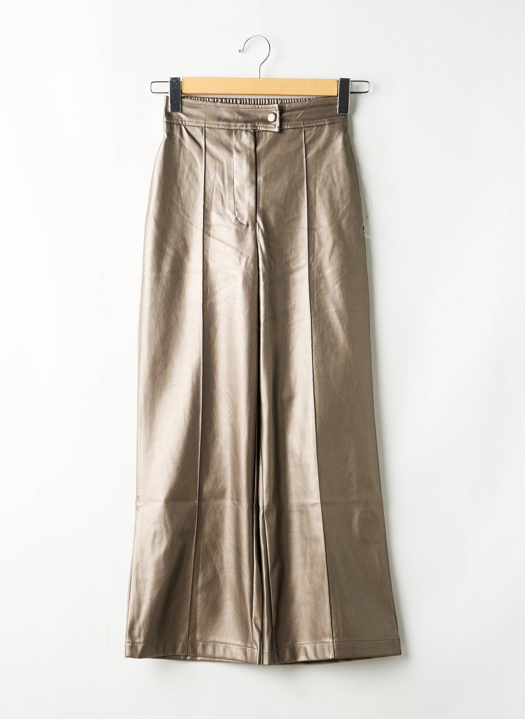 Pantalon flare taille élastique taille normale argent LES TROPEZIENNES PAR M.BELARBI femme