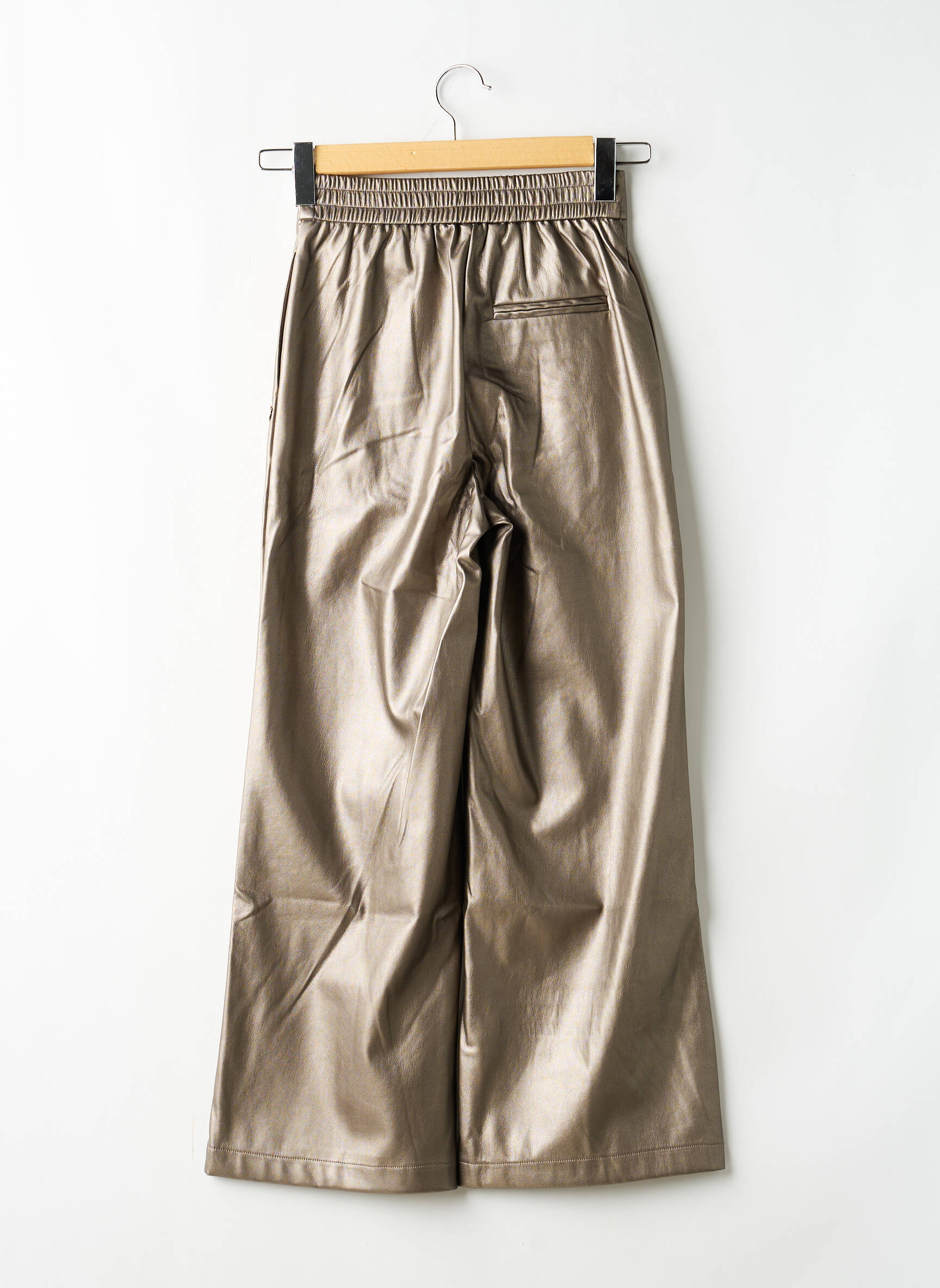 Pantalon flare taille élastique taille normale argent LES TROPEZIENNES PAR M.BELARBI femme