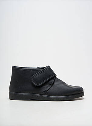 Bottines/boots fourrée talon plat jusqu'à 3cm noir DAMART femme