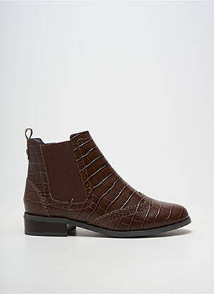 Bottines/boots talon bas talon plat jusqu'à 3cm marron DAMART femme