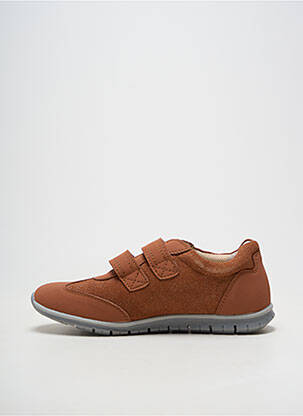 Baskets tissage tissage pailleté talon plat jusqu'à 3cm orange DAMART femme