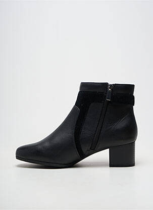 Bottines/boots matière lisse talon de 4 à 6cm noir DAMART femme